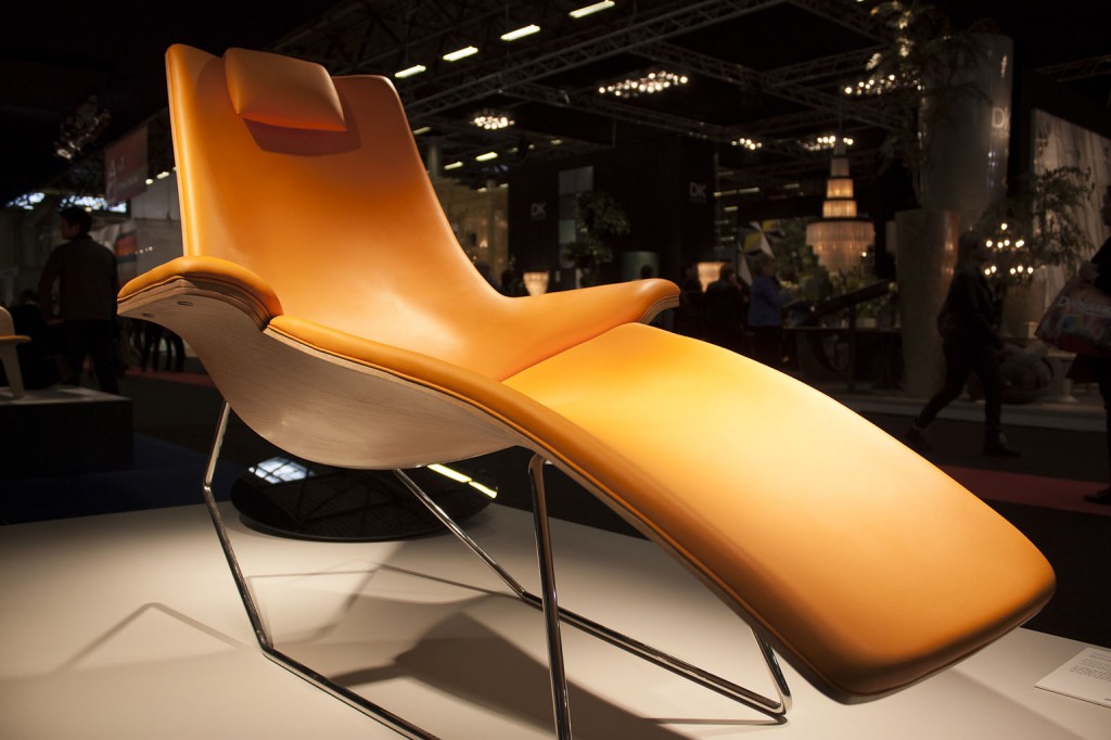 Fauteuil relax "MAX" Moïse Studio, VIA 2014 / MAISON & OBJET Janvier 2014 (Photo M. Cozanet 2014)