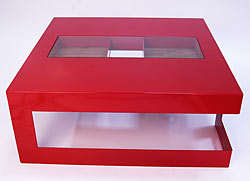 Fenel, Manno - table design rouge