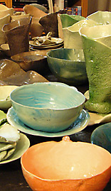 Martine Ménard - tasses et vases céramique