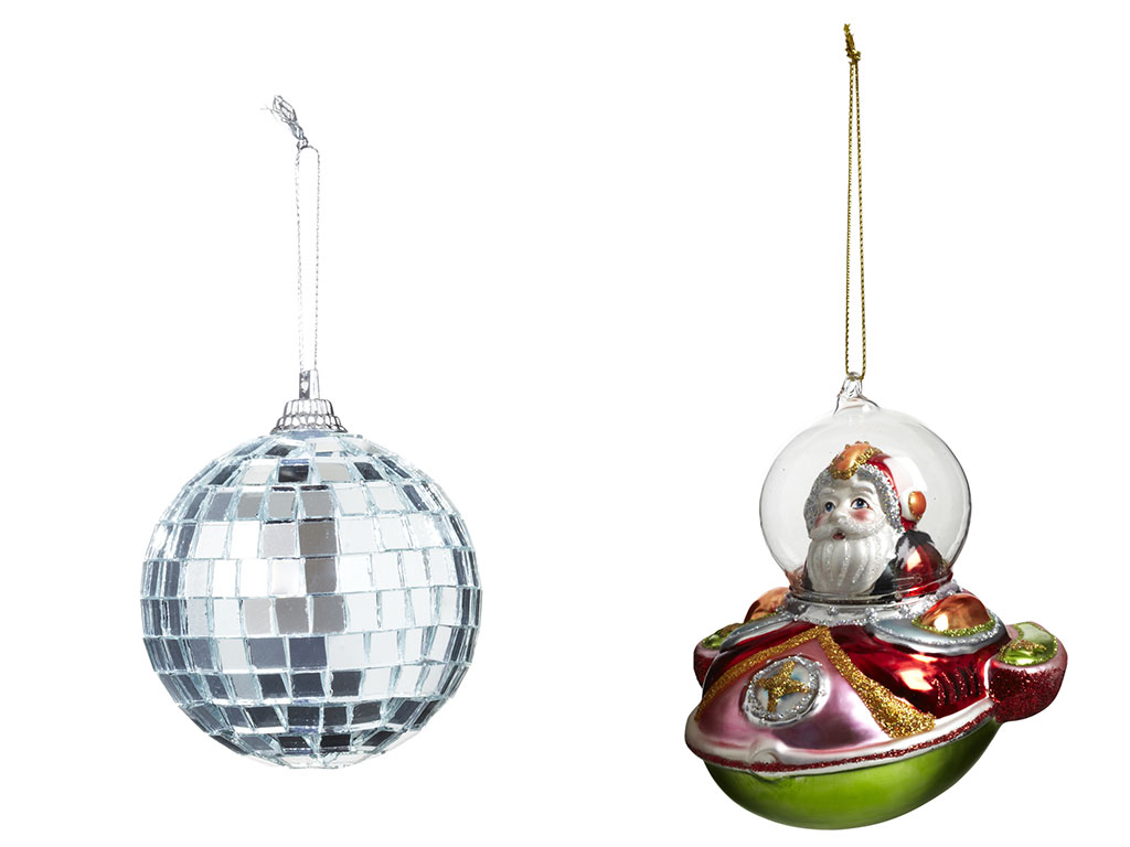 Décorations de Noël Disco