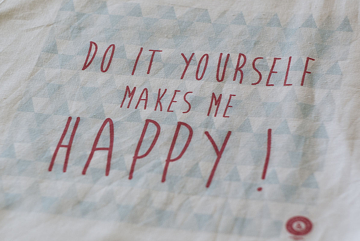 Le Tote Bag CSF "Do It Yourself makes me Happy !"